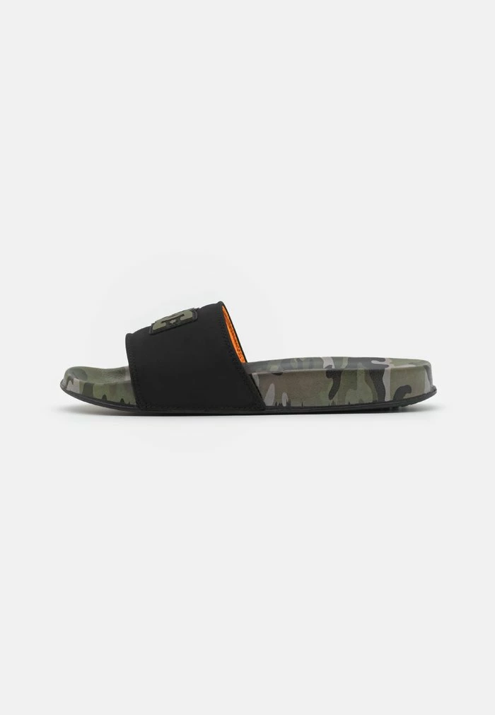 SLIDE UNISEX - Mules - military/black DC Shoes SLIDE UNISEX - Mules - Military/black -DC Shoes shop 00d7de4fe90547d282f7a0282682d835