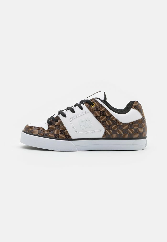 PURE SE UNISEX - Skate shoes - white/brown DC Shoes PURE SE UNISEX - Skate Shoes - White/brown -DC Shoes shop 0d6cce57d0b3413582c087e9e9755b11