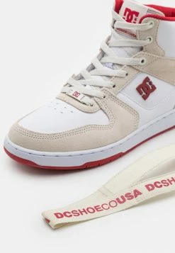 DC Shoes PENSFORD UNISEX - High-top Trainers - Tan/red -DC Shoes shop 101323fec0b743dc913d2a521fab3926