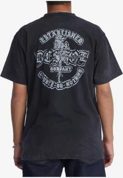 DC Shoes DOUBLE OR NOTHING - Print T-shirt - Black Acid