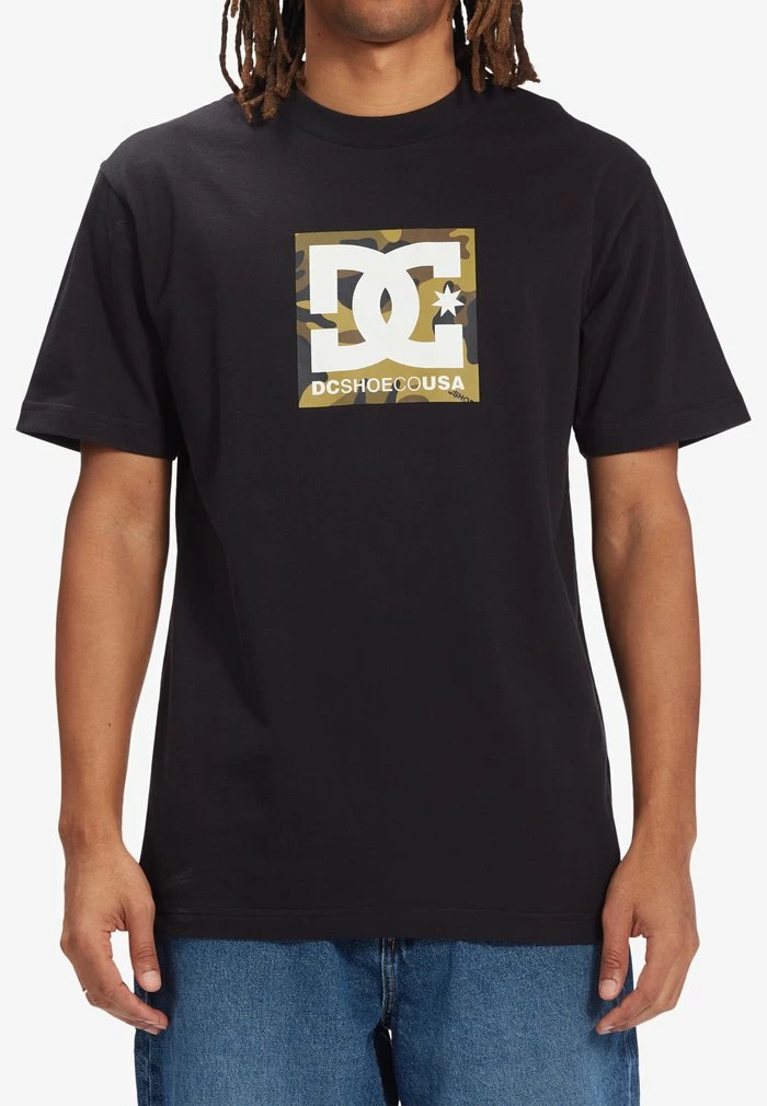 SQUARE STAR - Print T-shirt - black camo DC Shoes SQUARE STAR - Print T-shirt - Black Camo -DC Shoes shop 17656536f92a4417b83b091b831add18