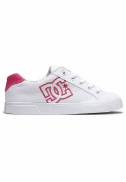 DC Shoes CHELSEA - Trainers - White/crazy Pink