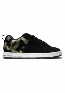 DC Shoes COURT GRAFFIK UNISEX - Skate Shoes - Black Camouflage -DC Shoes shop 25ccbb4f386b4d62ae928054152a5965