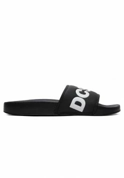 DC Shoes SLIDE - Pool Slides - Black/white -DC Shoes shop 2cb450ad6f14400b9897a3402f029550