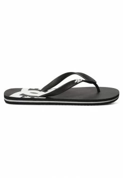 DC Shoes SPRAY - T-bar Sandals - Black/black/white -DC Shoes shop 363b8231ee1e4b4ebff4ed0c60ae8424