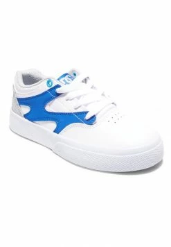 DC Shoes KALIS VULC - Trainers - White/royal -DC Shoes shop 39d67b548f244aa0a7a8bac46d1bc3a6