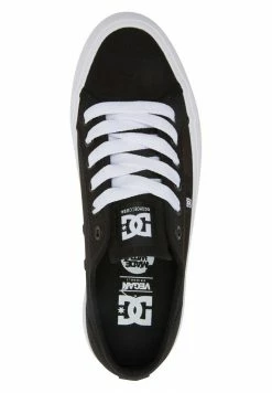 DC Shoes MANUAL PLATFORM - Trainers - Black/white -DC Shoes shop 42fa0b71bc1847afa4ce2a3a62544d3d