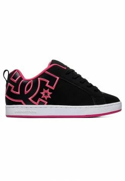 DC Shoes COURT GRAFFIK - Trainers - Black/pink Stencil 6 DC Shoes COURT GRAFFIK - Trainers - Black/pink Stencil -DC Shoes shop 43f4b7e7684644e99355fcc21c32ac18