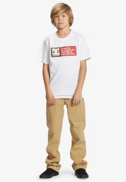 DC Shoes DENSITY ZONE - Print T-shirt - White