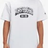 DC Shoes BLABAC STACKED - Print T-shirt - White -DC Shoes shop 4643ab08169141b39d77e2c1d944703d