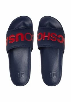 DC Shoes SLIDE - Pool Slides - Navy/red -DC Shoes shop 49ec8d6402b844d1a3e3ff386f051719