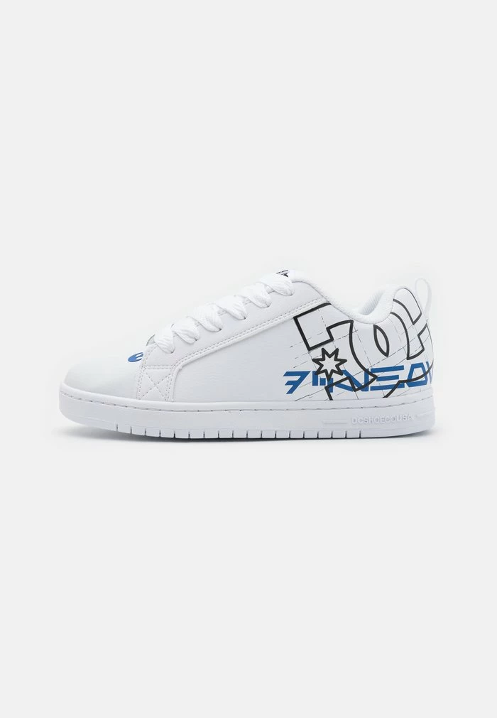 COURT GRAFFIK UNISEX - Skate shoes - white/blue DC Shoes COURT GRAFFIK UNISEX - Skate Shoes - White/blue -DC Shoes shop 4a63000503a94420924edea5a30d9a0b