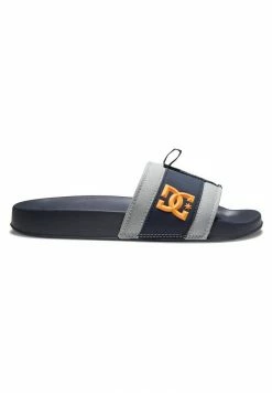 DC Shoes Pool Slides - Navy/grey