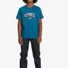 DC Shoes BLABAC - Print T-shirt - Moroccan Blue -DC Shoes shop 63be1f7ecd0c4059933a81f198d58867