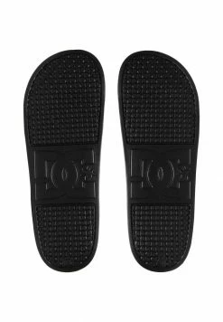 DC Shoes SLIDE - Pool Slides - Black/white -DC Shoes shop 665ba482575943489c51df5376bb6b15