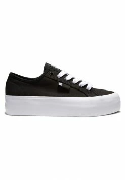 DC Shoes MANUAL PLATFORM - Trainers - Black/white -DC Shoes shop 71105624891a43778a24fa320ee1c658
