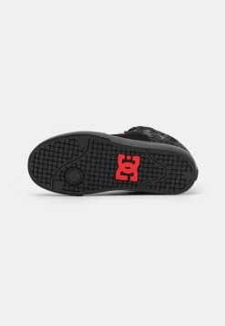 DC Shoes PURE MID UNISEX - Trainers - Black/red -DC Shoes shop 74559d90173746b78cc617074391ad5d