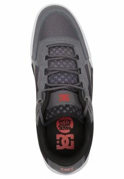 DC Shoes METRIC - Trainers - Grey Black Red -DC Shoes shop 79bd6a87d5a942e09e085db3c0bce886