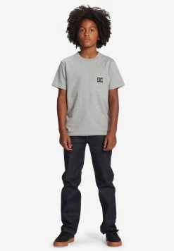 DC Shoes DC STAR POCKET - Basic T-shirt - Heather Grey