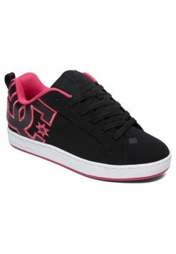 DC Shoes COURT GRAFFIK - Trainers - Black/pink Stencil 4 DC Shoes COURT GRAFFIK - Trainers - Black/pink Stencil -DC Shoes shop 879486336d714a9fbf97eddd02c23a31