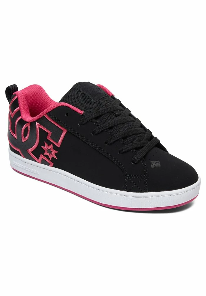 COURT GRAFFIK - Trainers - black/pink stencil DC Shoes COURT GRAFFIK - Trainers - Black/pink Stencil -DC Shoes shop 879486336d714a9fbf97eddd02c23a31