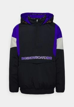 DC Shoes TRANSITION REVERSIBLE ANORAK - Snowboard Jacket - Black -DC Shoes shop 8f3bcb1fa8004a2d970cc665c6ea0001
