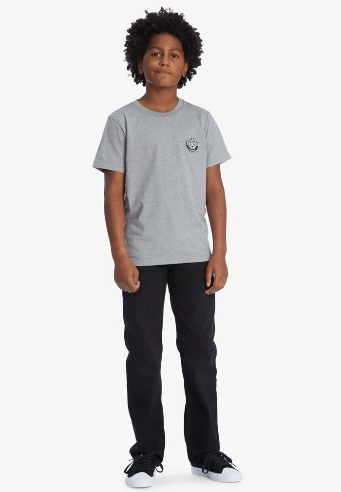 OP CREST - Print T-shirt - heather grey DC Shoes OP CREST - Print T-shirt - Heather Grey -DC Shoes shop 8f589ebec1194dbdb12632381387d2ab