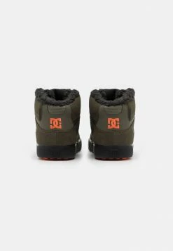 DC Shoes PURE UNISEX - Skate Shoes - Dusty Olive/orange -DC Shoes shop 970b9dde5dc247b7be3c82813a19c990