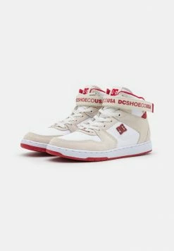 DC Shoes PENSFORD UNISEX - High-top Trainers - Tan/red -DC Shoes shop a1c31bdffb5145388bf39e35132c7fc3