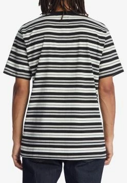 DC Shoes CHILLED STRIPE - Print T-shirt - Black Chilled Stripe -DC Shoes shop a5ea3995b6c9490cada7d228b37629ef