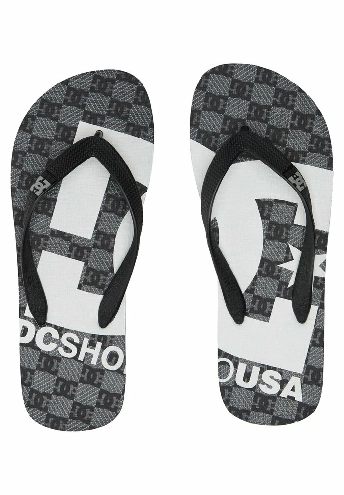 SPRAY GRAFFIK - T-bar sandals - black grey white DC Shoes SPRAY GRAFFIK - T-bar Sandals - Black Grey White -DC Shoes shop ba386090dec649dea00305fe2e58cc1e