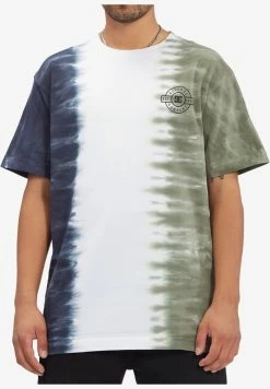 DC Shoes Print T-shirt - Navy Half Tie Dye