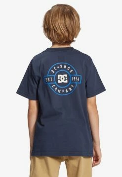 DC Shoes Print T-shirt - Navy Blazer Garment Dye -DC Shoes shop c0f378a44a2949f99486a89b931e0e10