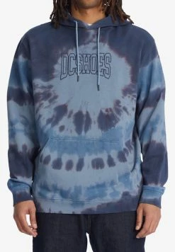 DC Shoes Hoodie - Faded Denim Tie Dye
