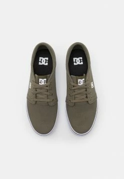 DC Shoes TRASE TX - Trainers - Olive/white -DC Shoes shop d916db415433471c90583d3dea3da5f7