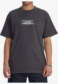 DC Shoes FRIENDS - Print T-shirt - Black Enzyme Wash -DC Shoes shop db7c665c134f46b58990188959754bbb