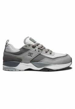 DC Shoes E TRIBEKA SE - Trainers - Grey/grey/white -DC Shoes shop dbc74c11a4f7476fa32165bfd29ee6e5