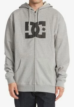 DC Shoes Zip-up Sweatshirt - Heather Grey