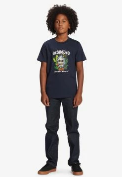 DC Shoes BEEN HERE - Print T-shirt - Navy Blazer