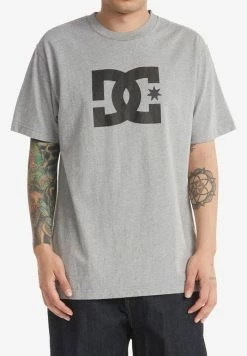 DC Shoes STAR - Print T-shirt - Heather Grey