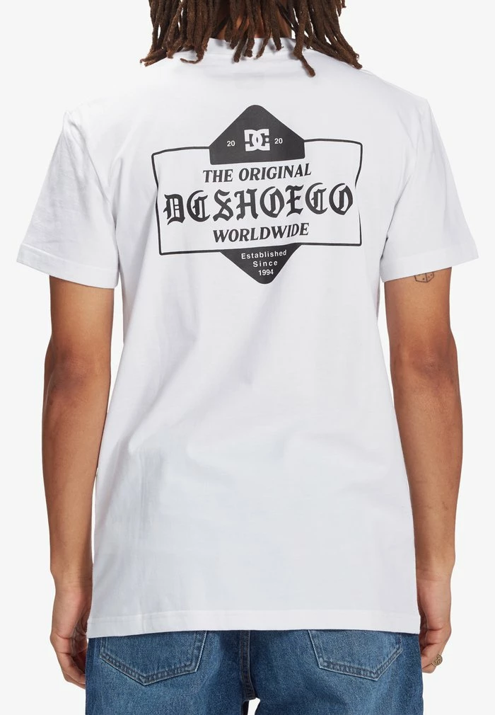 Print T-shirt - white DC Shoes Print T-shirt - White -DC Shoes shop f366bf7b592544d19117367148aadcea