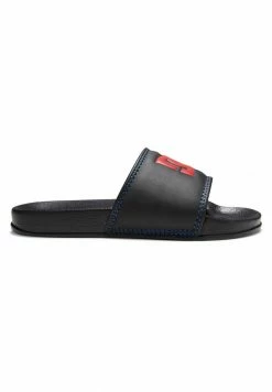 DC Shoes Pool Slides - Black/red Print