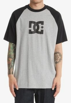 DC Shoes STAR - Print T-shirt - Heather Grey Black