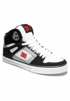 DC Shoes PURE UNISEX - High-top Trainers - Black White Red -DC Shoes shop fbf4e56910364813ad6e6f13cf00e124