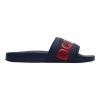 DC Shoes SLIDE - Pool Slides - Navy/red -DC Shoes shop fcb630e4d7a64e2a8a56545f9c951be2